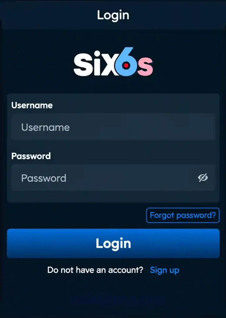 Six6s Game Login